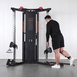 Maquina FTS Doble Polea 2200MS de 160 kg Color Negra con Detalles Naranja