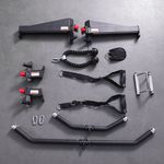 Maquina FTS Doble Polea 2200MS de 160 kg Color Negra con Detalles Naranja