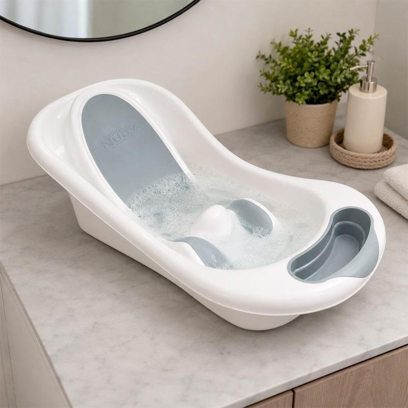 Bañera Soporte Deluxe Ultra Suave para Bebé