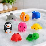 Juguetes para Baño Squirters Amigos del Mar 8 Piezas