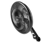 Ventilador 3 en 1 Pedestal, Mesa y Pared de 18 Plg Color Negro
