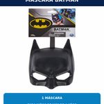 Máscara Básica de Batman para Niños Color Negro