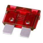 Caja de Fusibles Rojos de Espiga Automotriz de 10 Amp de 5 Unidades