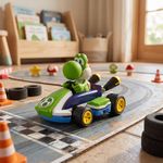 Vehículo Radio Control Carrera RC Mario Kart Yoshi 2.4 GHz Escala 1:32