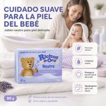 Jabón en Barra Neutro para Bebé Piel Delicada 90 Gramos