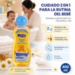 Shampoo y Gel de Ducha Ricitos de Oro Aroma Manzanilla y Miel 400 mL