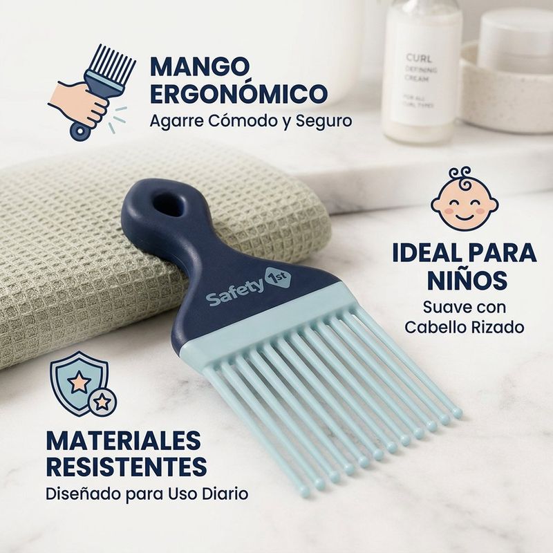 Peine Desenredante Universal para Cabello Rizado para Bebés y Niños