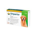Antiparasitario Simparica 80 mg para Perros de 20 a 40 kg 3 Tabletas