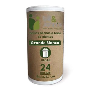 Bolsa Biodegradable para Basura Tamaño M 24 Pzas