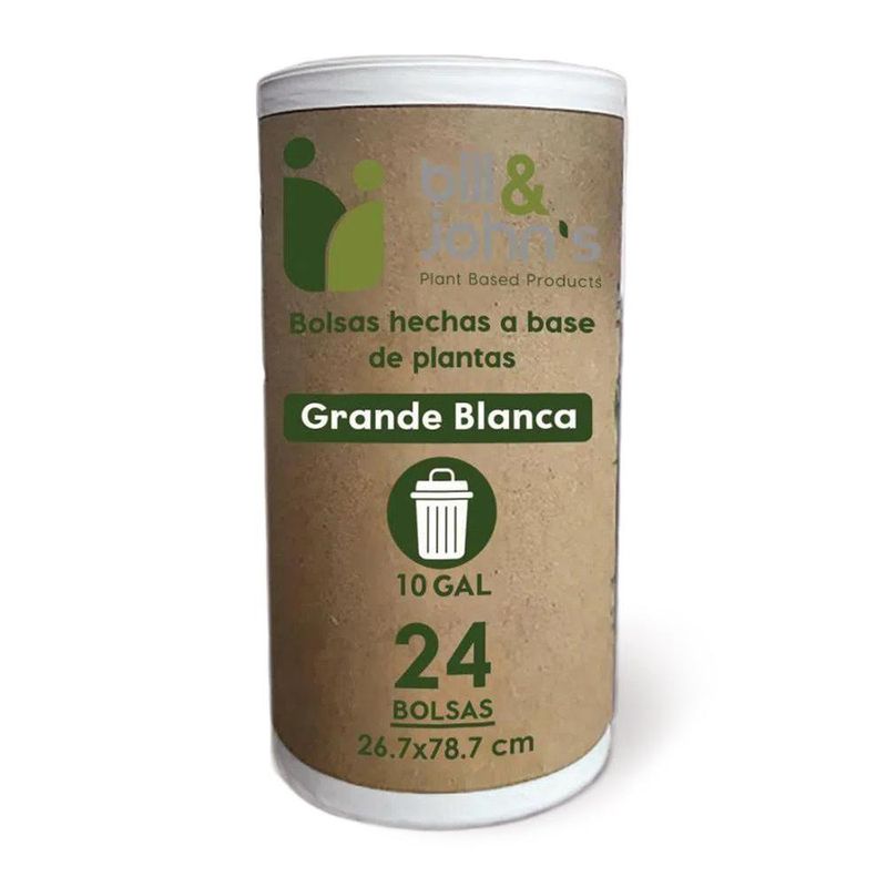 Bolsa Biodegradable para Basura Tamaño M 24 Pzas