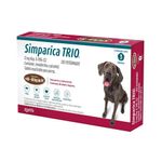 Antiparasitario Simparica Trio 72 mg para Perros de 40 a 60 kg 3 Tabletas