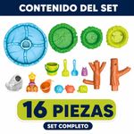 Mesa de Agua Infantil con Árbol Interactivo y Accesorios de Playa