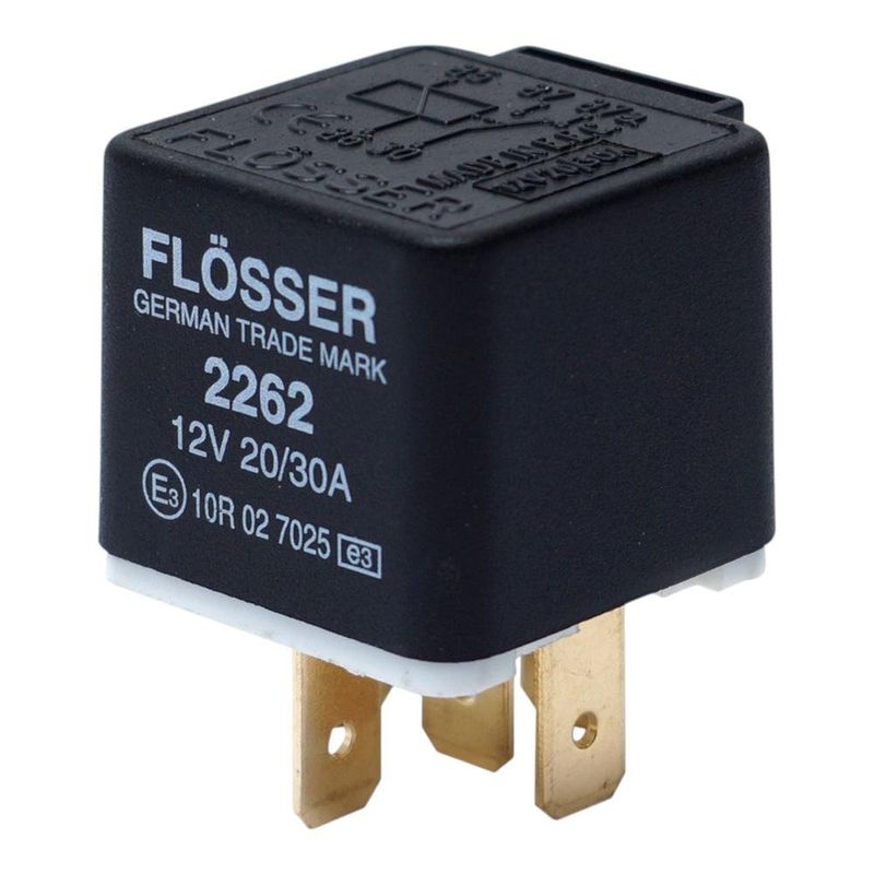 Relé Automotriz de 5 Terminales Normal Cerrado de 12 V y 20/30 Amp