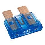 Caja de Fusible Azules de Espiga Automotriz de 15 Amp de 5 Unidades