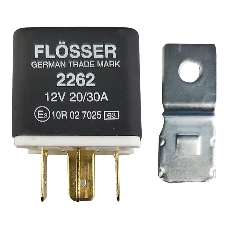 Relé Automotriz de 5 Terminales Normal Cerrado de 12 V y 20/30 Amp