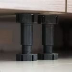 Pata Plástica Ajustable para Mueble de Cocina 12-14 cm