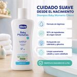 Shampoo Baby Moments Sin Lágrimas con Caléndula 200 mL