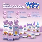 Shampoo para Bebé Ricitos de Oro de Lavanda y Lechuga Aroma Relajante Hipoalergénico 400 mL