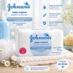 Jabón Cremoso para Bebé Johnson's Baby Original 75 Gramos Libre de Parabenos