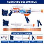 Lanzador Personalizable Loadout Arctic Zerostriker con 24 Dardos N1