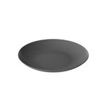 Plato para Cena de Plástico de 25.4 Cm Color Gris