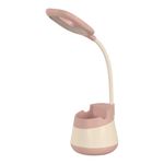 Lámpara LED de Escritorio 3 W con USB en Color Rosado