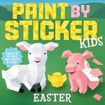 Libro de Actividades Pinta con Stickers Diseños de Pascua con 10 Cuadros y Stickers