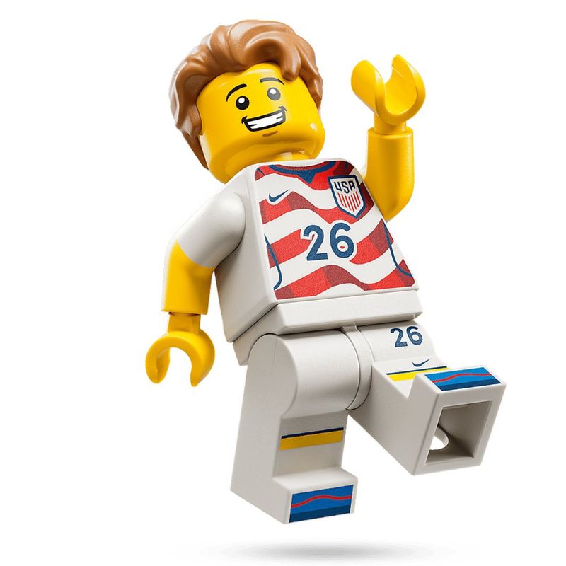 LEGO Editions Camisola de la Selección Nacional de Fútbol de EE. UU. 2026 #43033 de 167 piezas