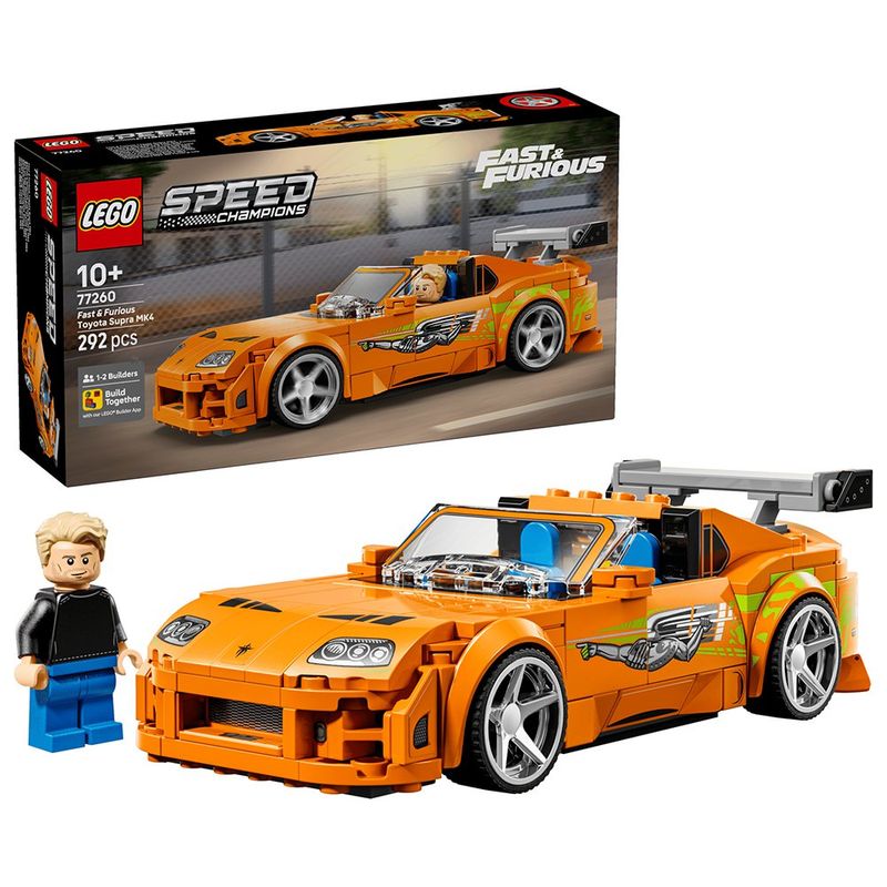 LEGO Speed Champions Toyota Supra MK4 de Fast and Furious #77260 de 292 piezas