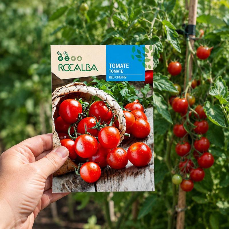 Semilla de Tomate Red Cherry en Bolsa para Siembra