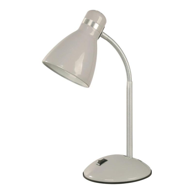 Lámpara de Escritorio E27 40 W en Color Gris