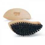 Cepillo para Limpiar Cuero y Telas con Cerdas de Crin y Mango de Madera Ergonómico para Autos