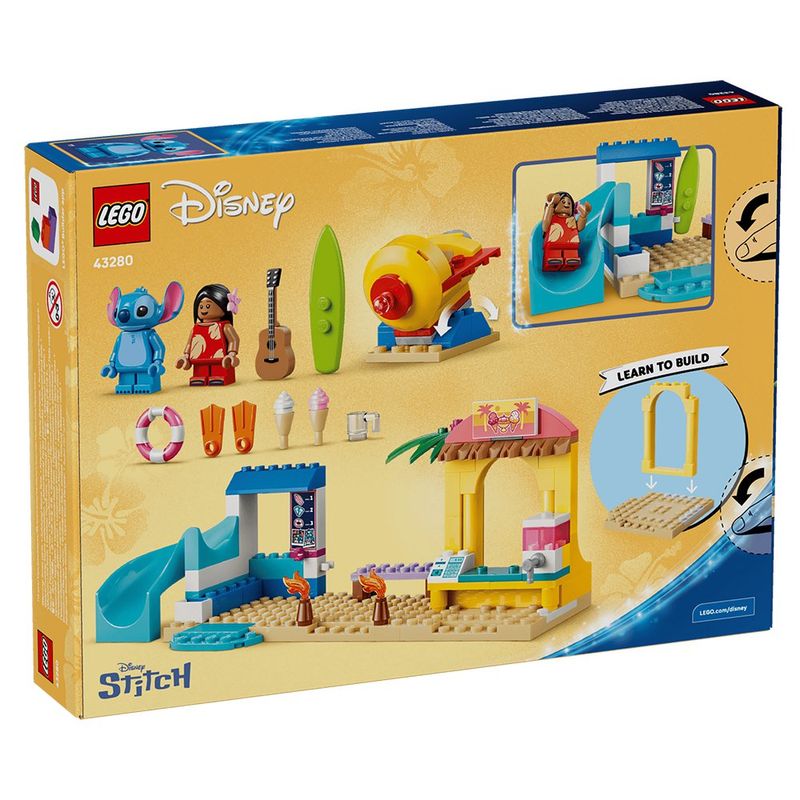 LEGO Disney Diversión en la Playa con Lilo y Stitch #43280 de 113 piezas
