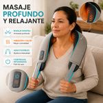 Masajeador de Cuello Shiatsu con Vibración y Calor
