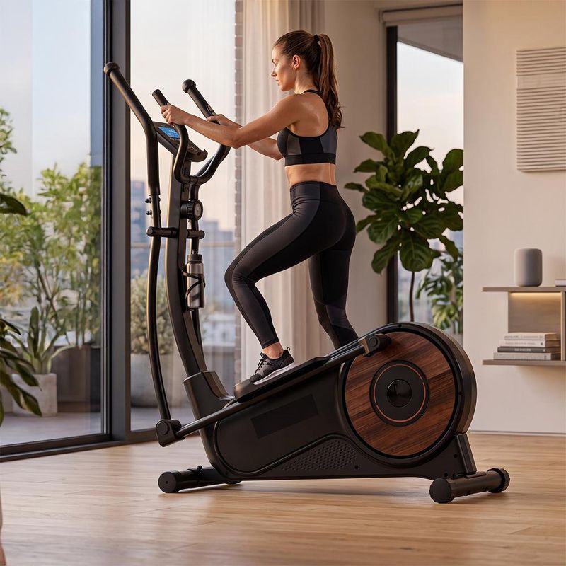 Máquina Elíptica Magnética para Entrenamiento en Casa