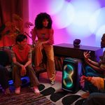 Luz de Proyección LED RGB Partylight Beam para Fiestas con Sincronización Bluetooth y Control por App