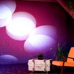 Luz de Proyección LED RGB Partylight Beam para Fiestas con Sincronización Bluetooth y Control por App