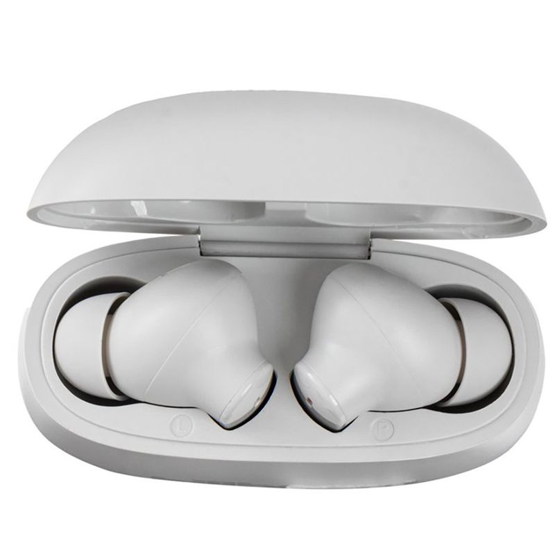 Audífonos Inalámbricos TWS Soul Advance con Bluetooth 5.3 y Estuche de Carga Blanco