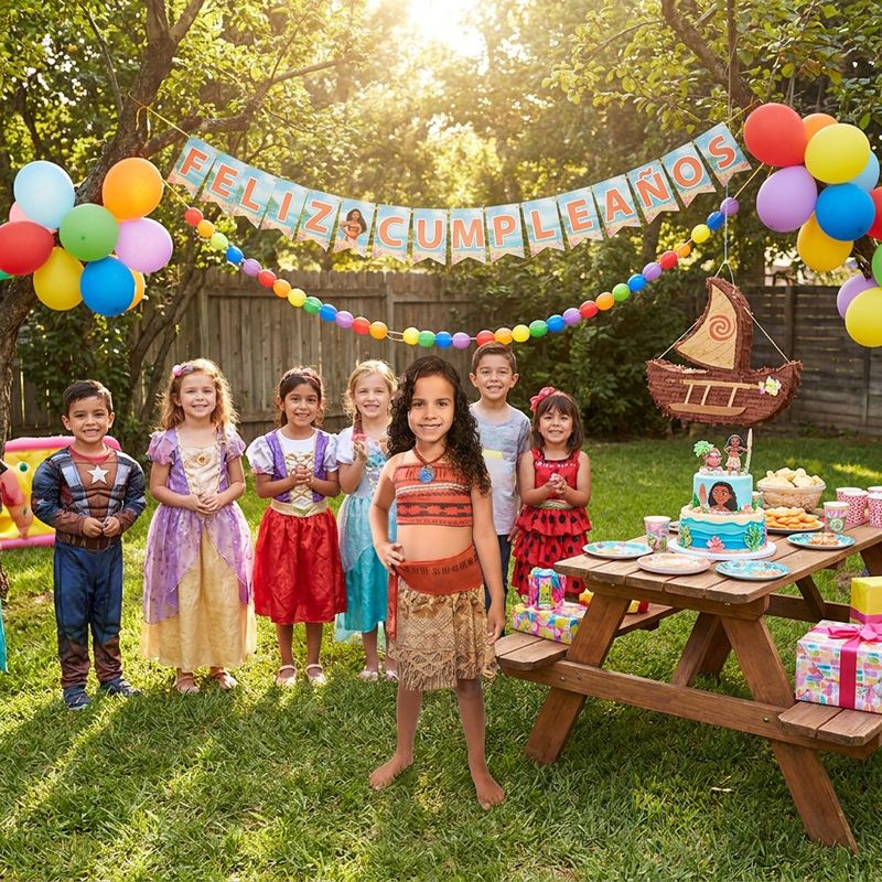 Disfraz de Moana para Niña Talla M