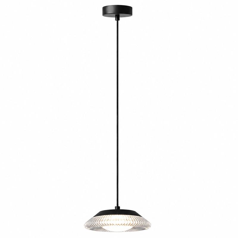 Lámpara Colgante LED Verre I 6.5 W Luz Cálida Acrílico Color Negro