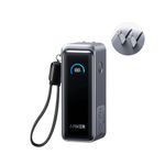 Batería Portátil Prime Fusion de 9,600mAh 65W en Color Gris