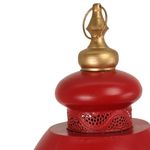 Farol Decorativo Navideño con Cúpula Dorada 78 Cm