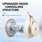 Audífonos Inalámbricos Space One Over-Ear con Cancelación de Ruido en Color Blanco