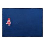 Frazada Navideña Cascanueces para Sala y Dormitorio 152 x 115 Cm Azul