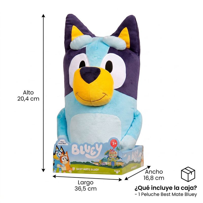 Peluche Jumbo de Serie Animada Bluey Diseños Surtidos