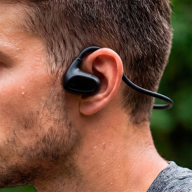 Audífonos Bluetooth Deportivos de Conducción Aérea Modelo EB-AIR90 Color Negro