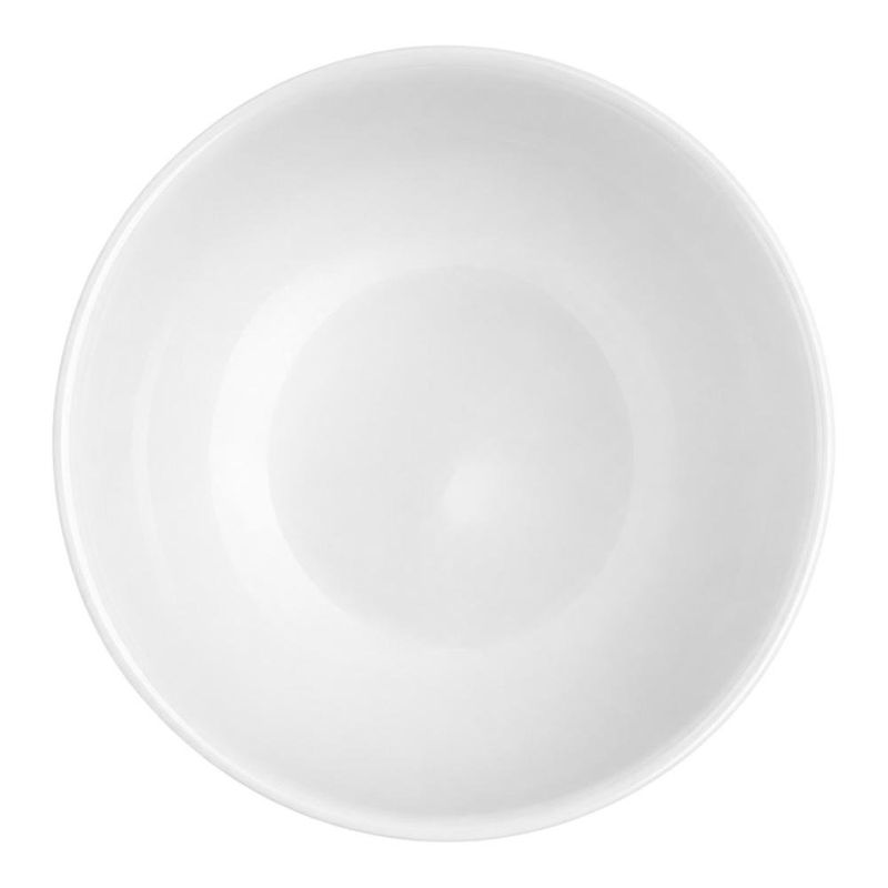Plato Hondo Alaska de 13 Cm para Sopas y Alimentos Color Blanco