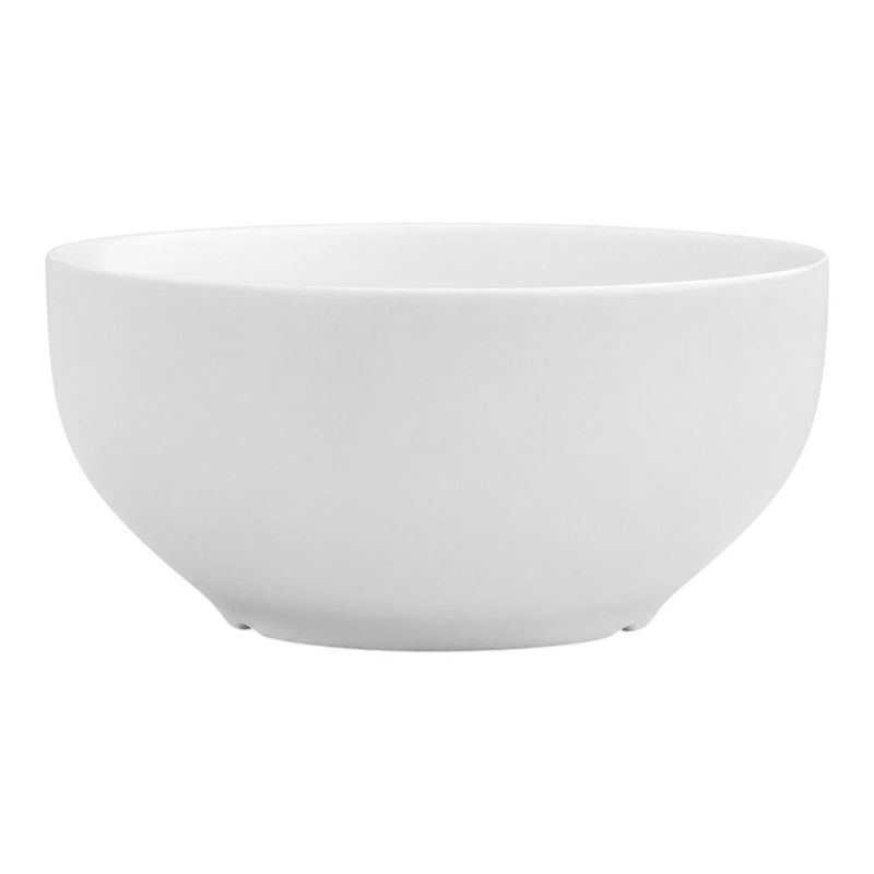 Plato Hondo Alaska de 13 Cm para Sopas y Alimentos Color Blanco