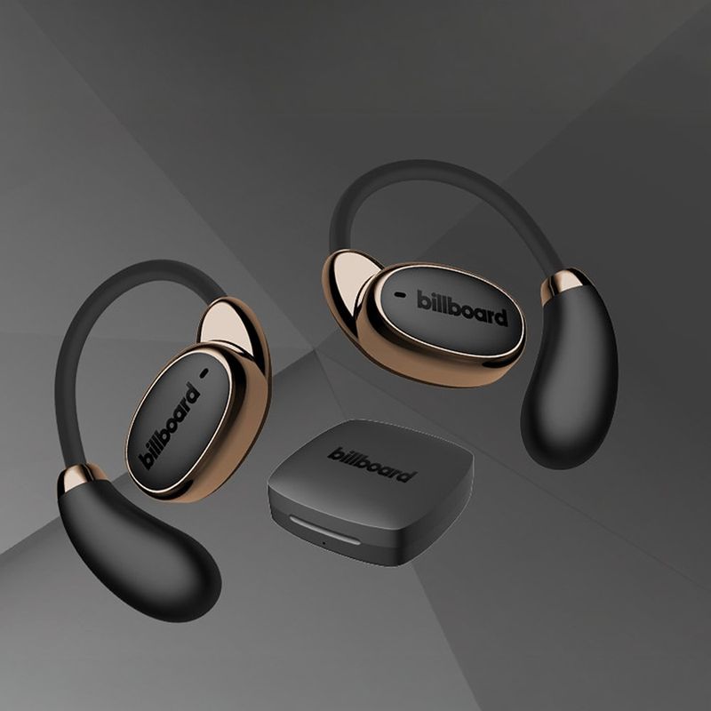 Audífonos Inalámbricos Copper OWS con Bluetooth y Estuche de Carga en Color Negro