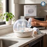 Esterilizador de Pachas para Microondas con Accesorios